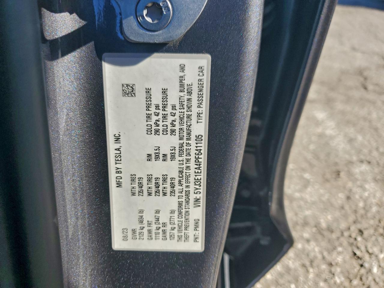 2023 TESLA MODEL 3 photo 12