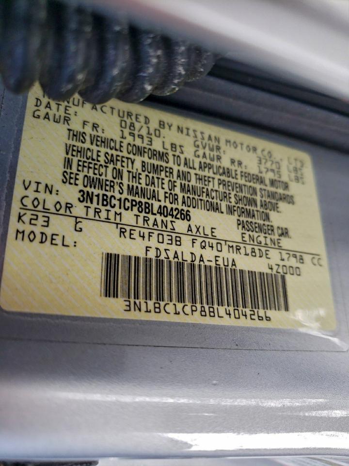 2011 NISSAN VERSA S photo 13