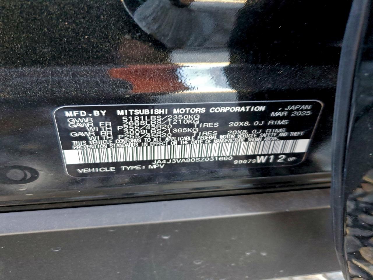2025 MITSUBISHI OUTLANDER SE photo 13
