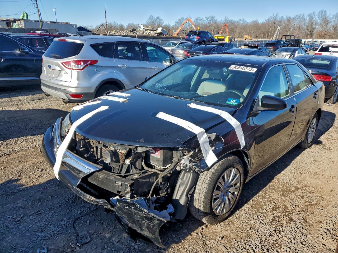 2012 TOYOTA CAMRY BASE — FRONT END damage — photo 1