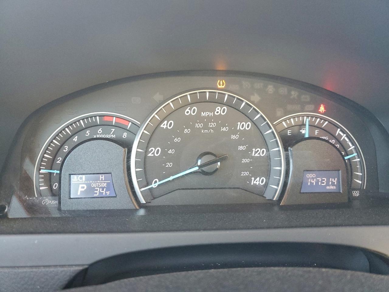 2012 TOYOTA CAMRY BASE photo 9