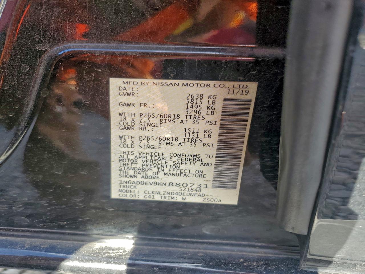 2019 NISSAN FRONTIER S photo 13