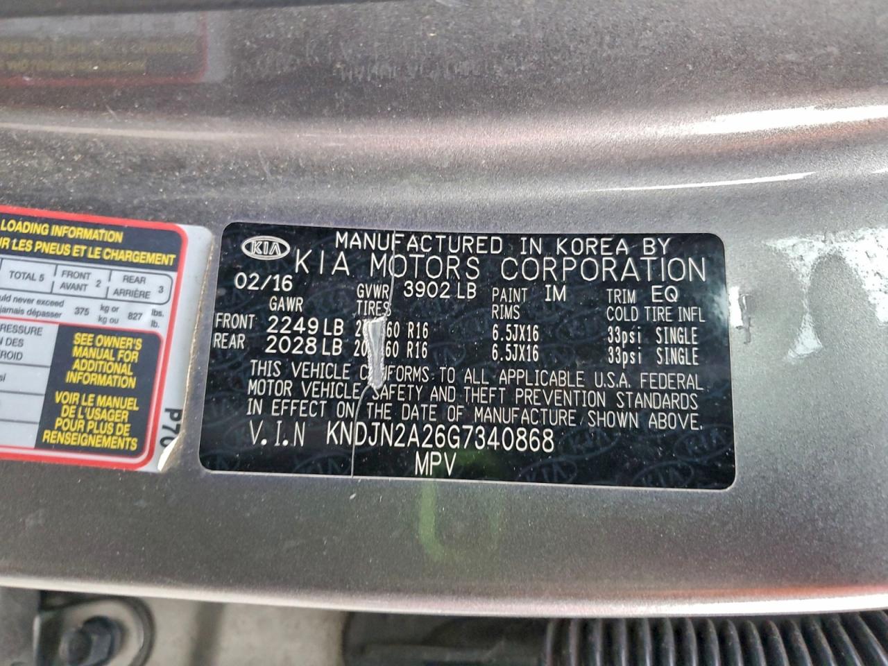 2016 KIA SOUL photo 14