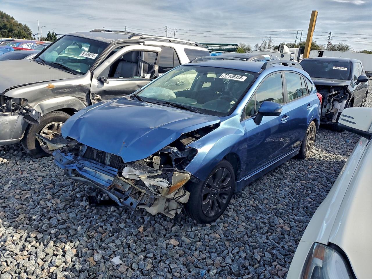 2015 SUBARU IMPREZA — FRONT END damage — photo 1