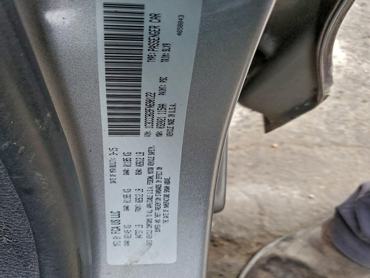 2015 CHRYSLER 200 S photo 13