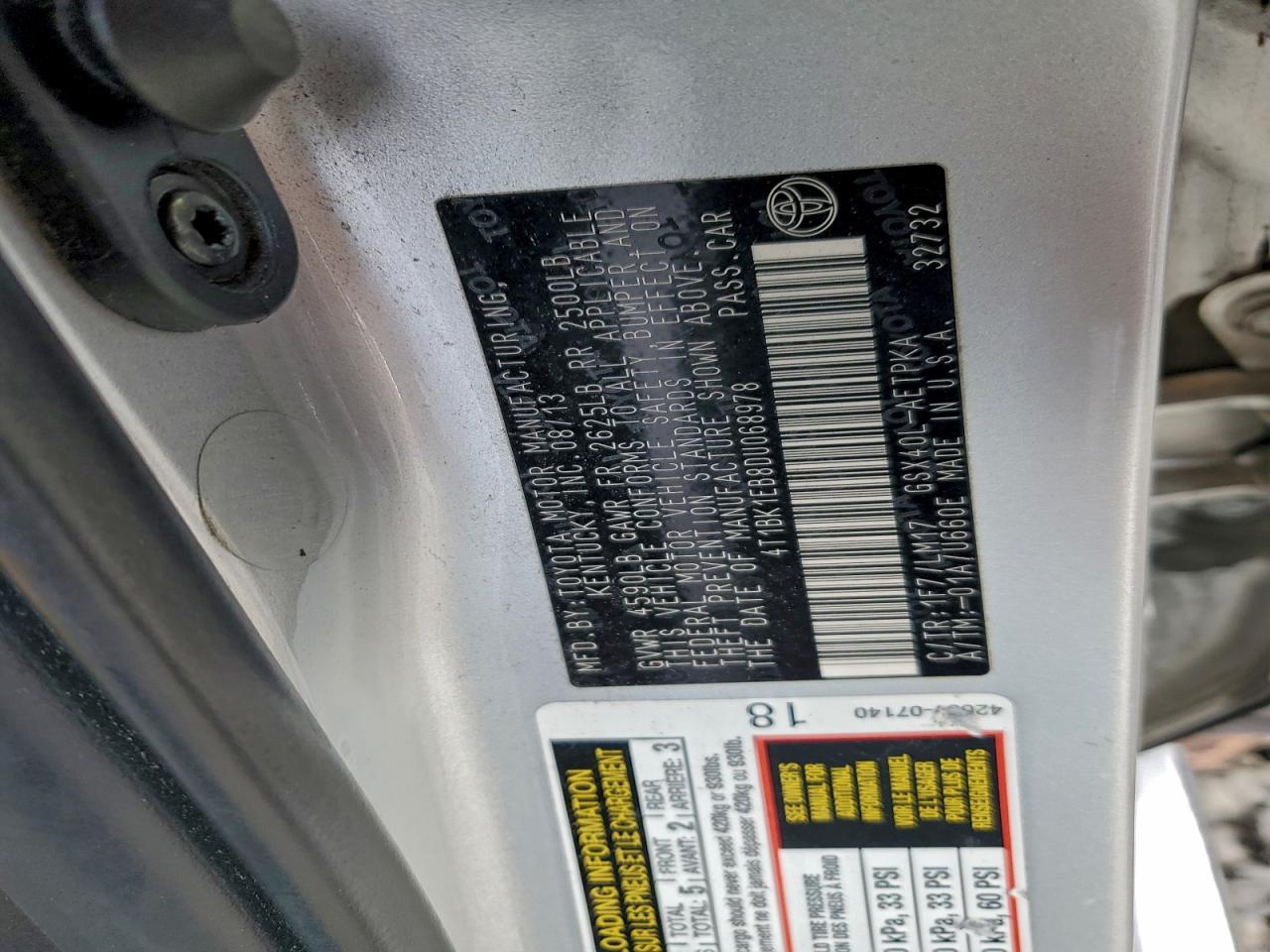 2013 TOYOTA AVALON BASE photo 13