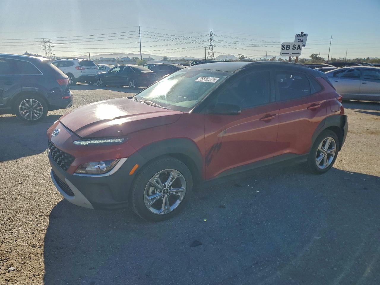 2022 HYUNDAI KONA SEL — REAR END damage — photo 1