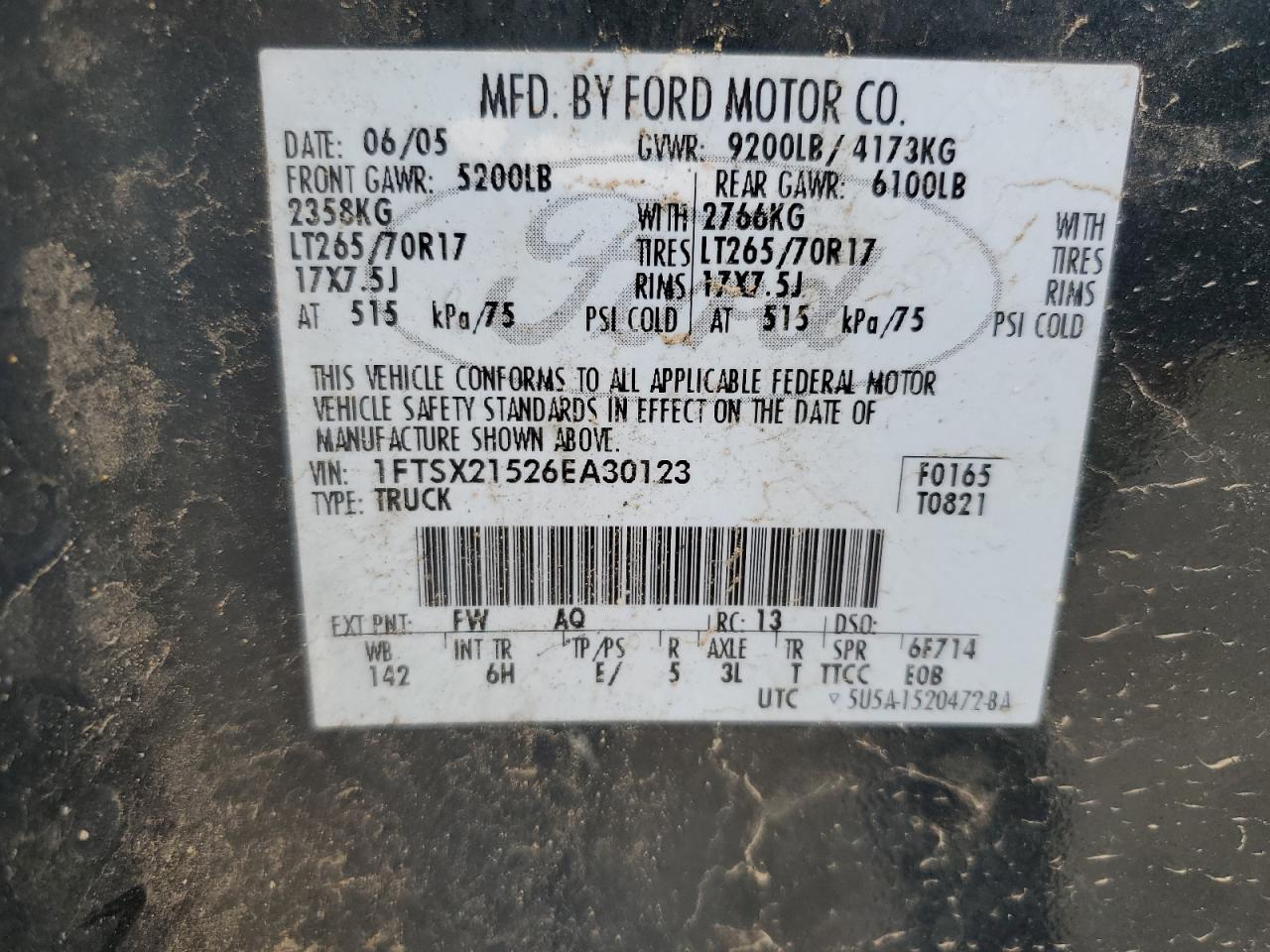 2006 FORD F250 SUPER DUTY photo 12
