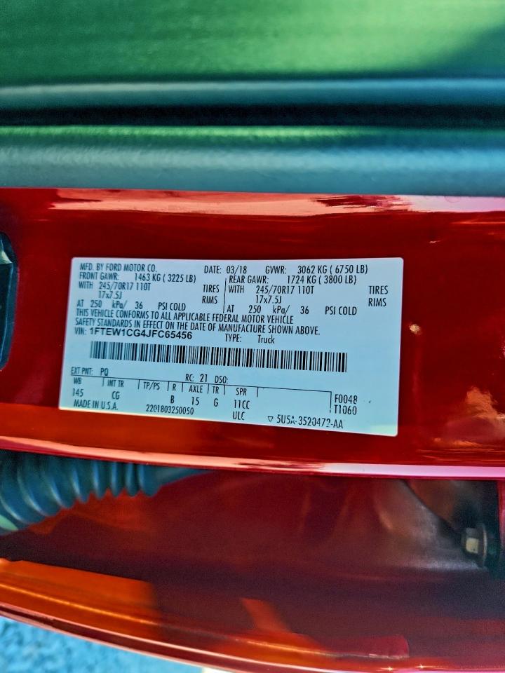 2018 FORD F150 SUPERCREW photo 13