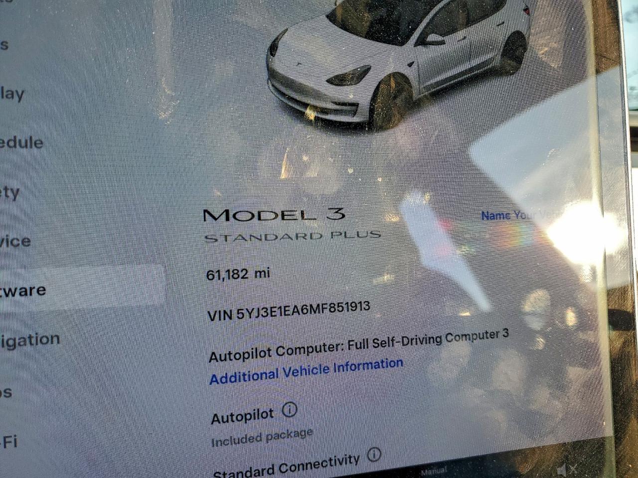 2021 TESLA MODEL 3 photo 9