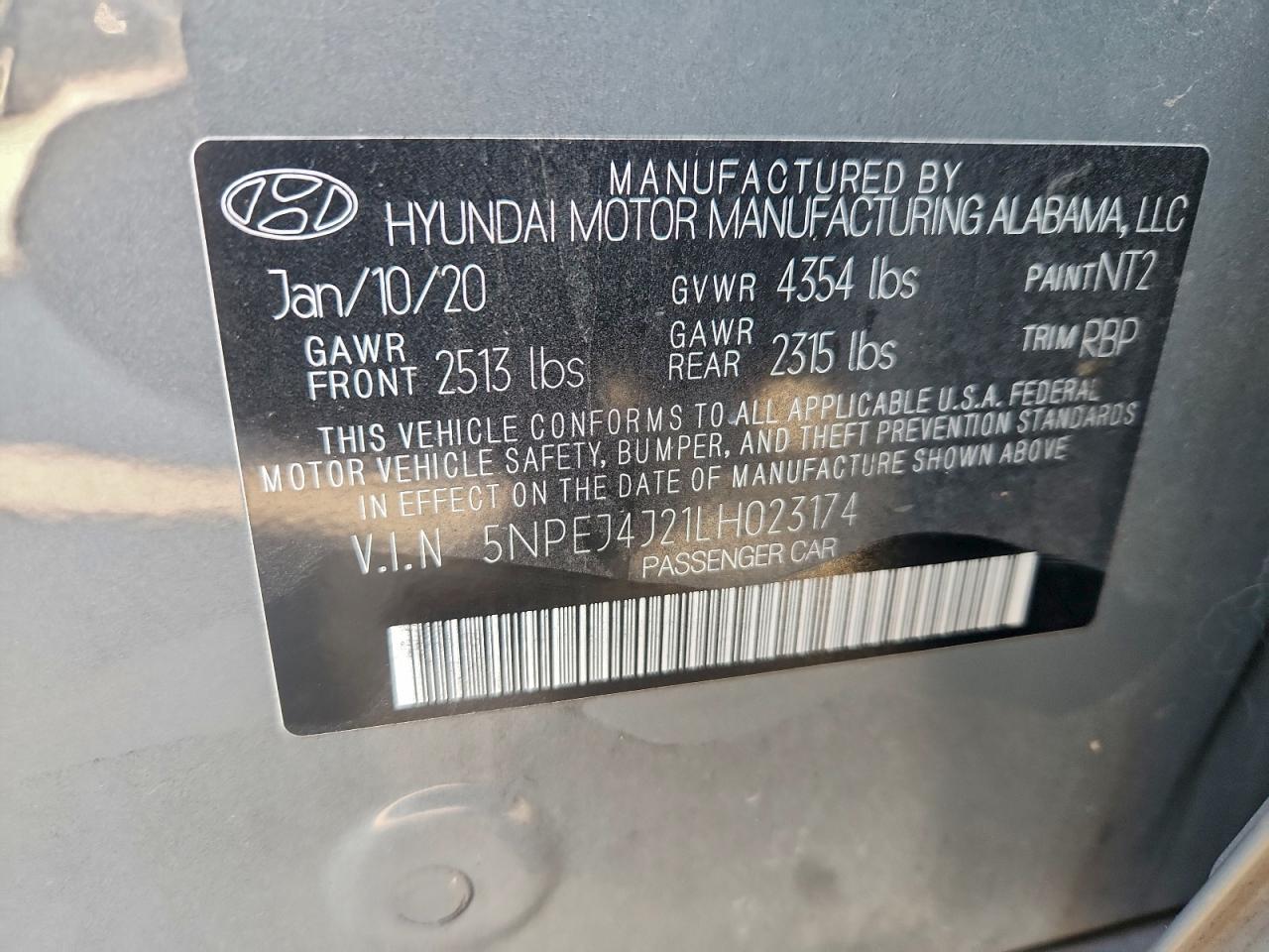 2020 HYUNDAI SONATA SEL PLUS photo 12
