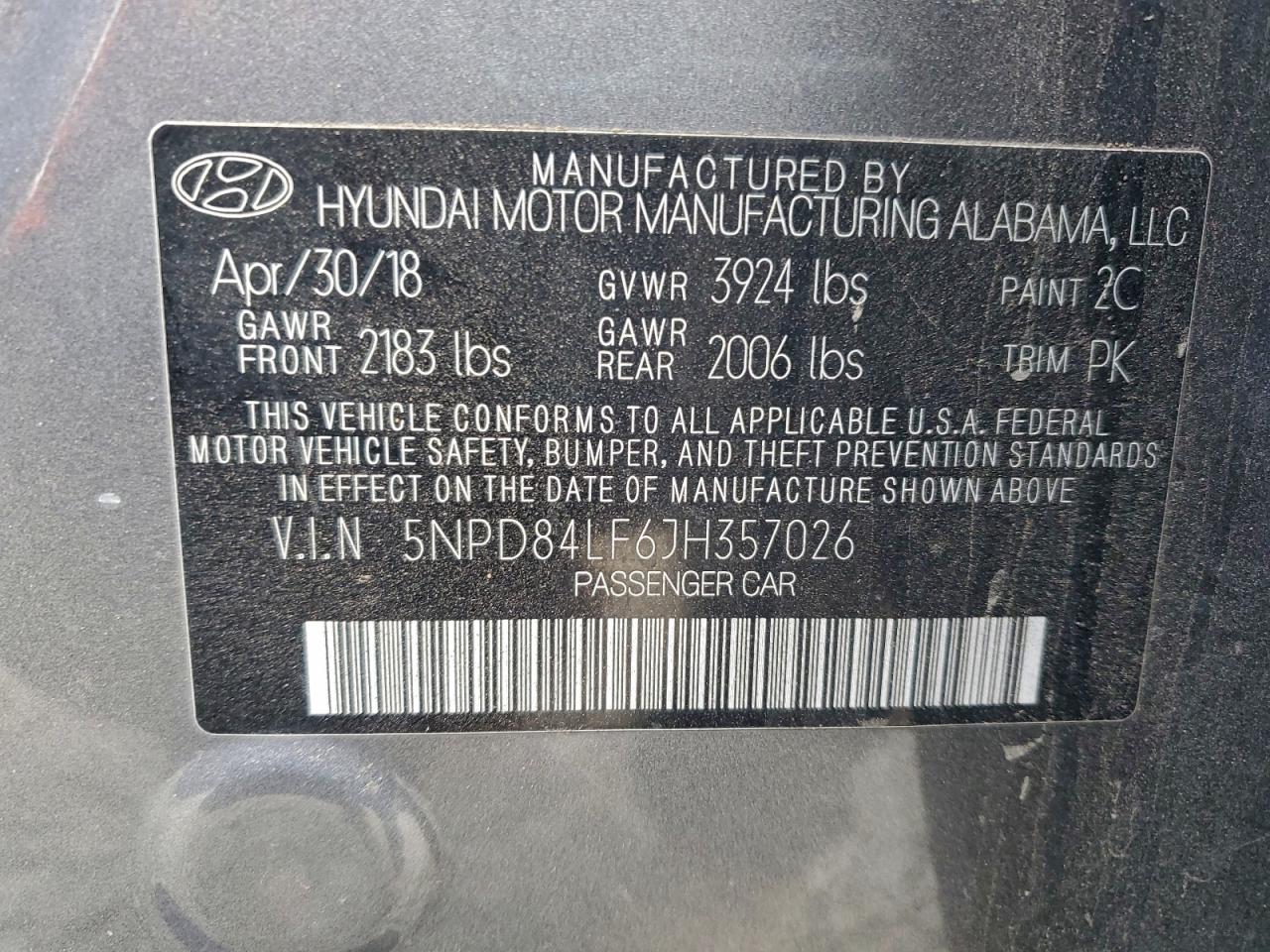 2018 HYUNDAI ELANTRA SEL photo 12