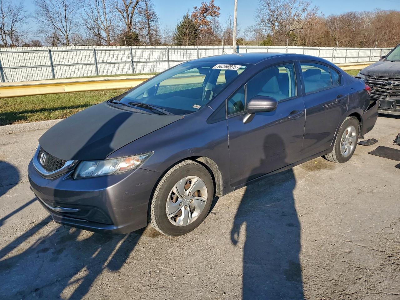 2015 HONDA CIVIC LX — REAR END damage — photo 1