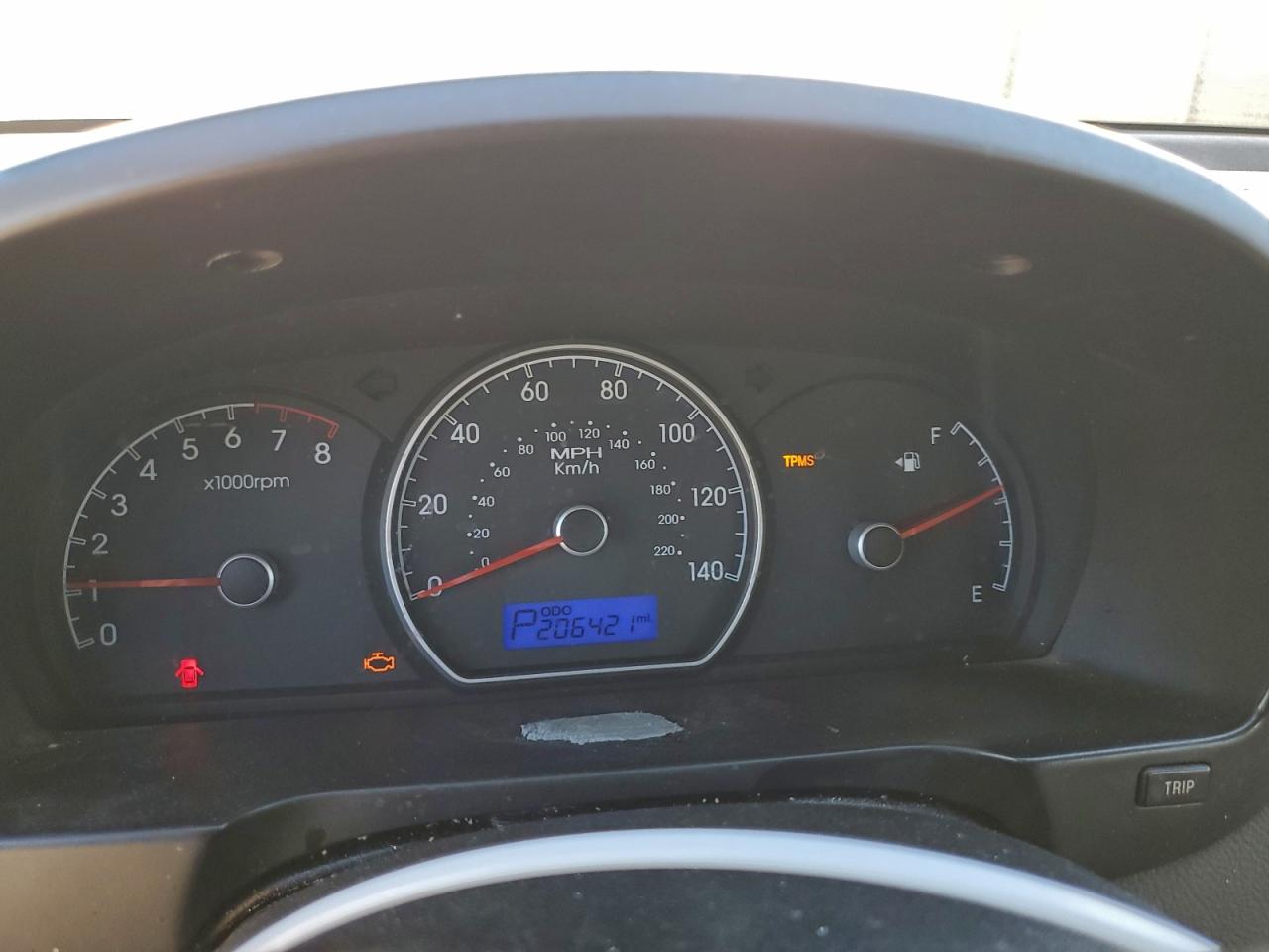 2010 HYUNDAI ELANTRA BLUE photo 9