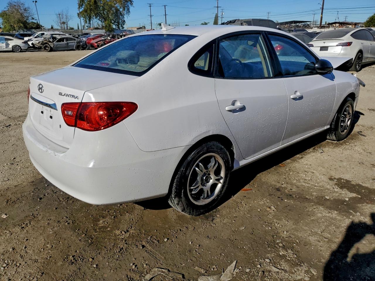 2010 HYUNDAI ELANTRA BLUE photo 3