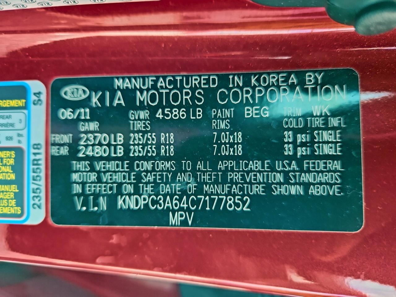 2012 KIA SPORTAGE SX photo 14