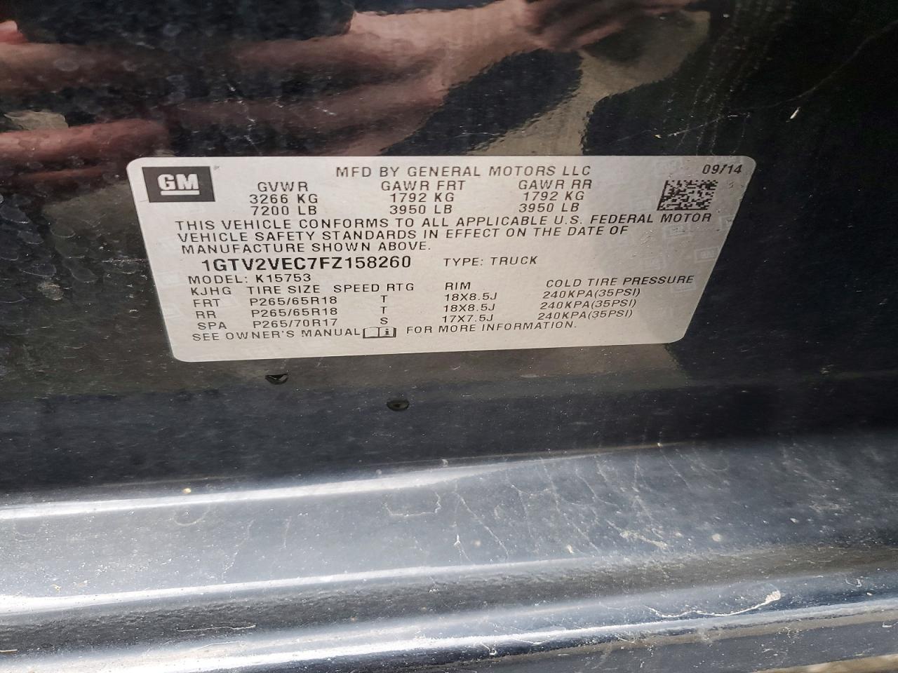 2015 GMC SIERRA K1500 SLT photo 12