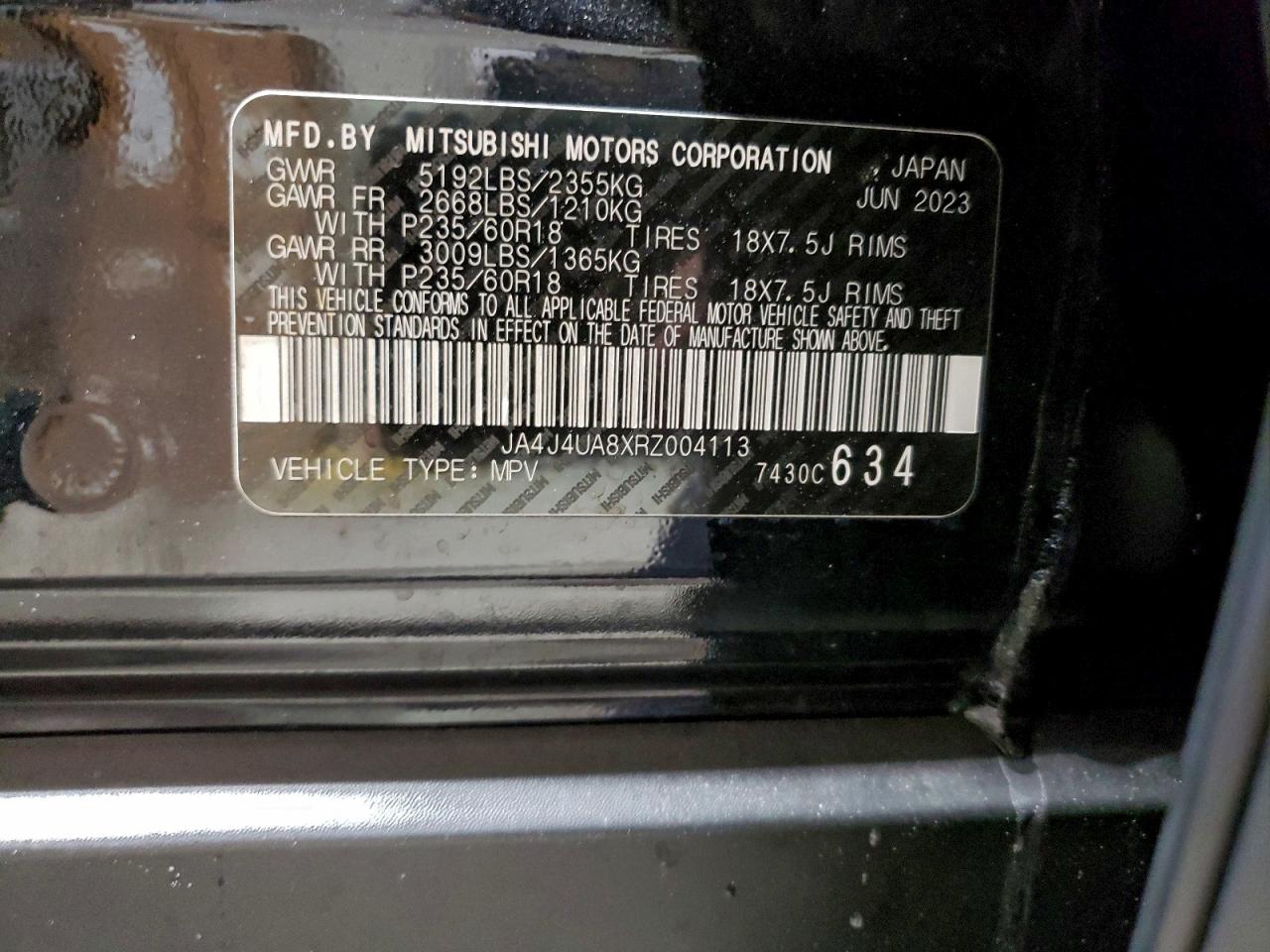 2024 MITSUBISHI OUTLANDER ES photo 13