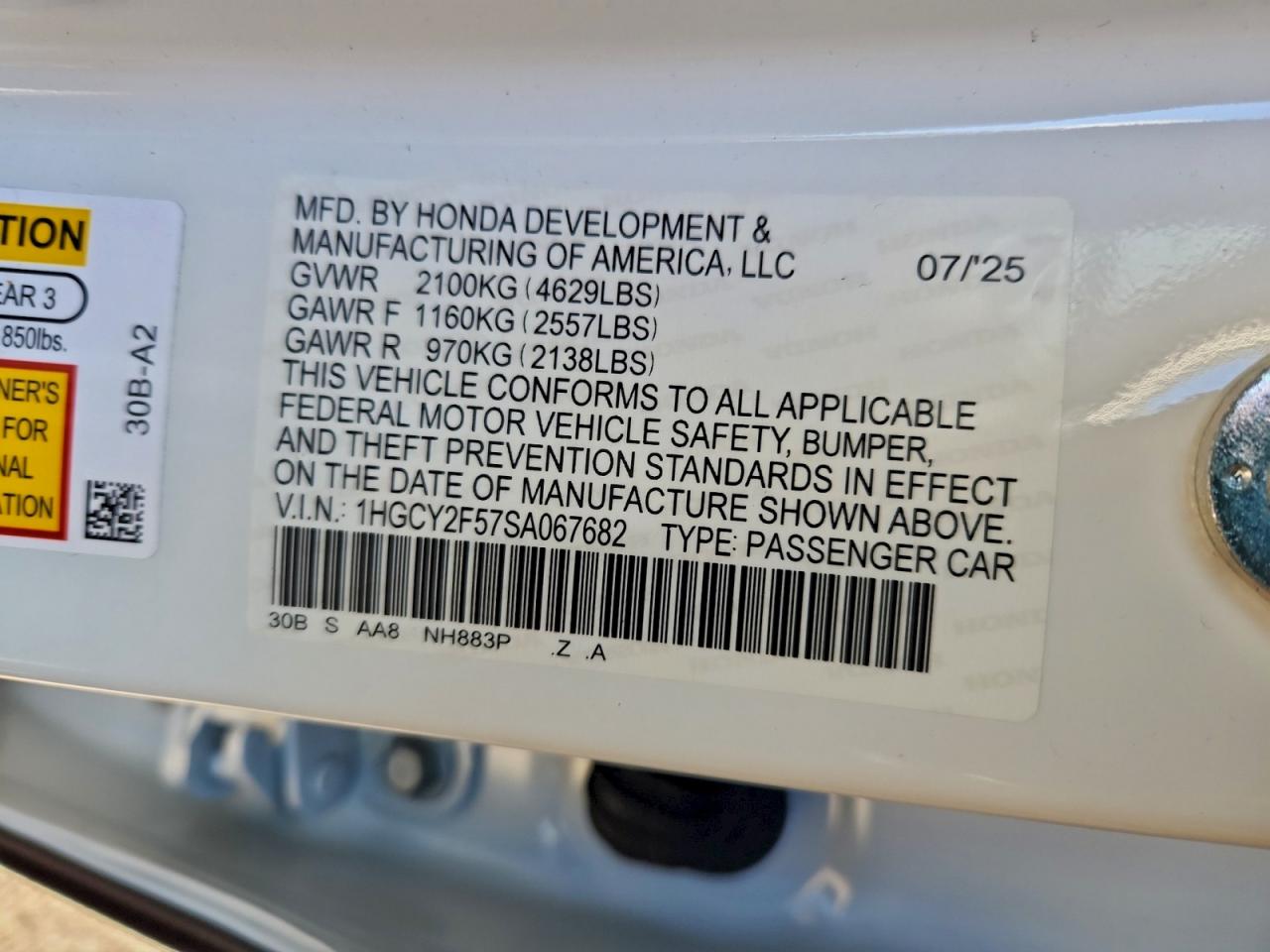2025 HONDA ACCORD HYBRID SPORT photo 12