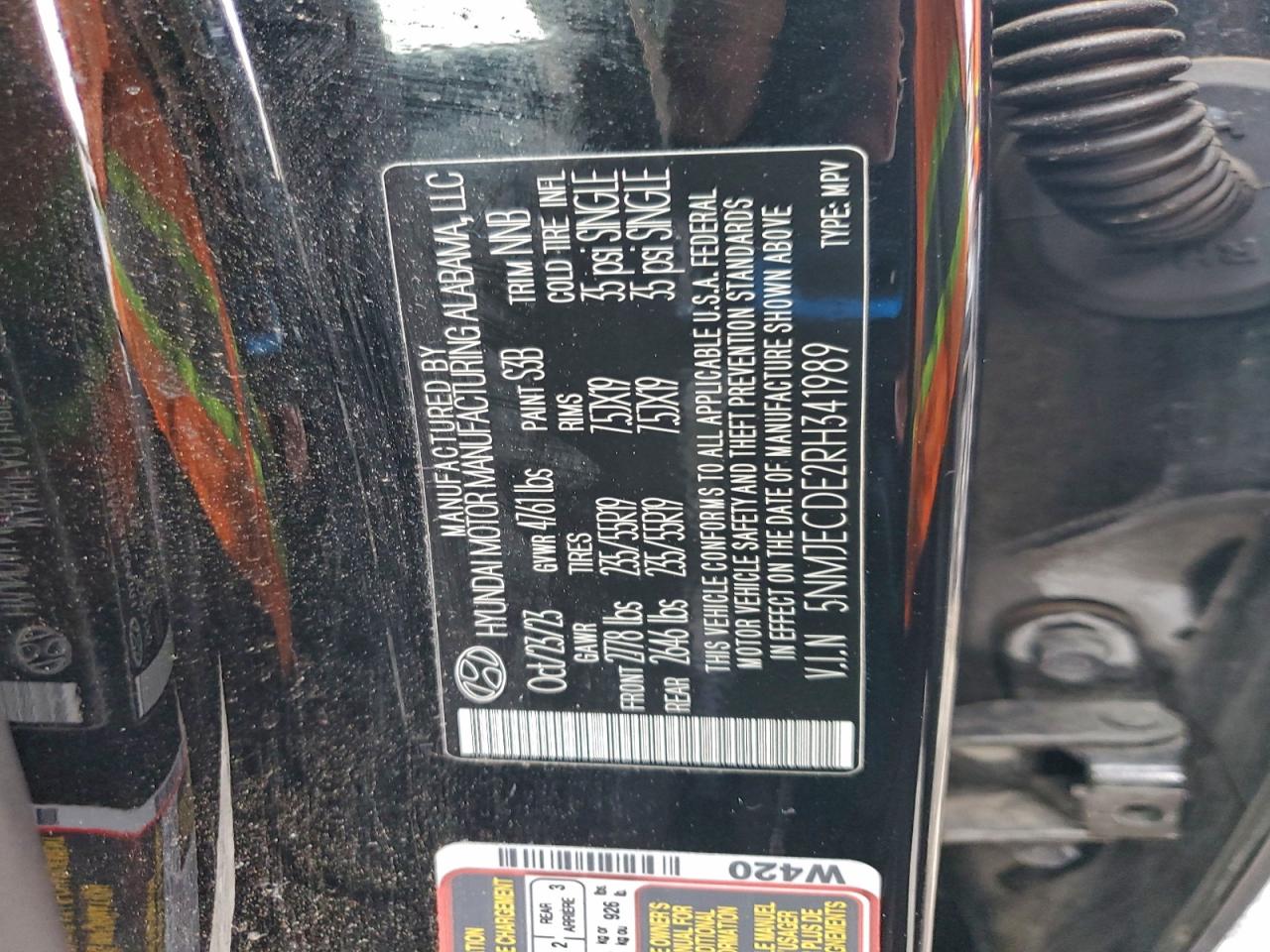 2024 HYUNDAI TUCSON LIMITED photo 13