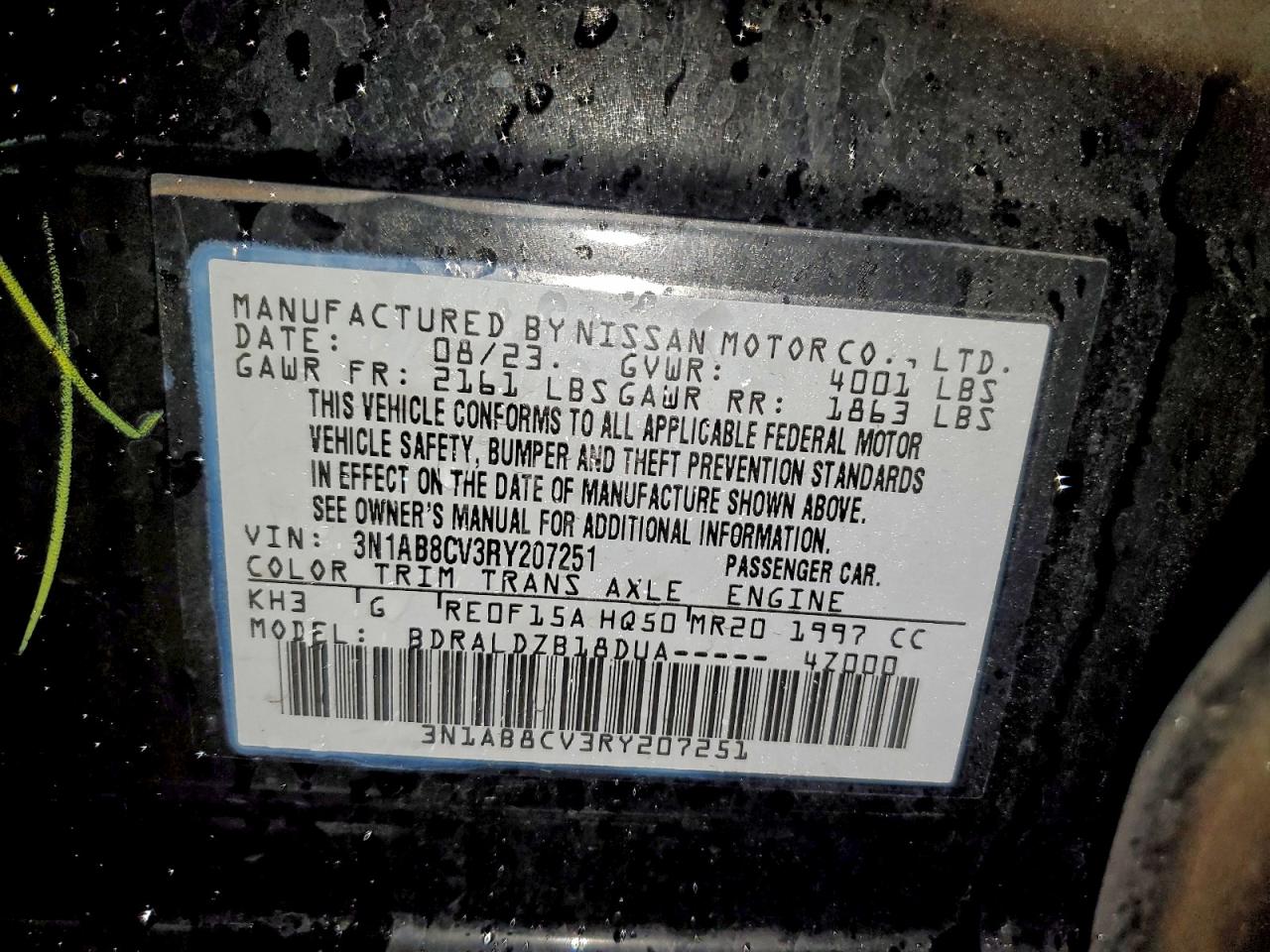2024 NISSAN SENTRA SV photo 12