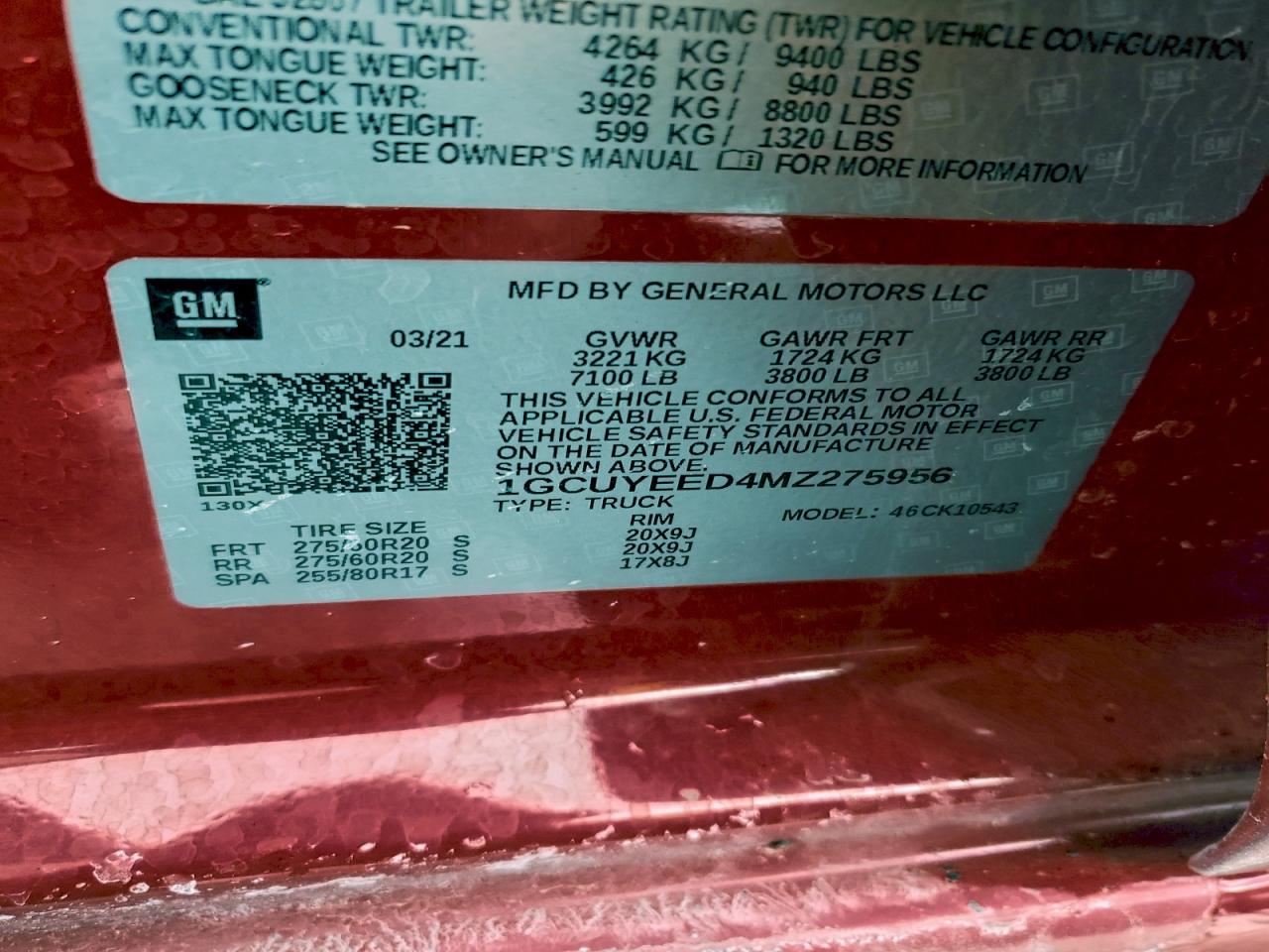 2021 CHEVROLET SILVERADO K1500 RST photo 12