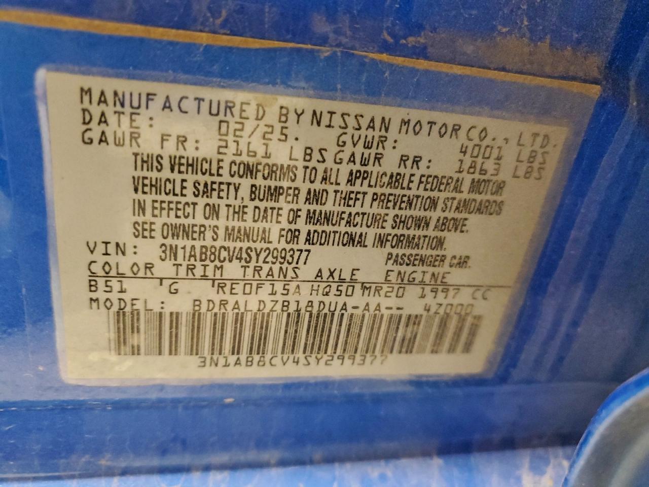 2025 NISSAN SENTRA SV photo 12
