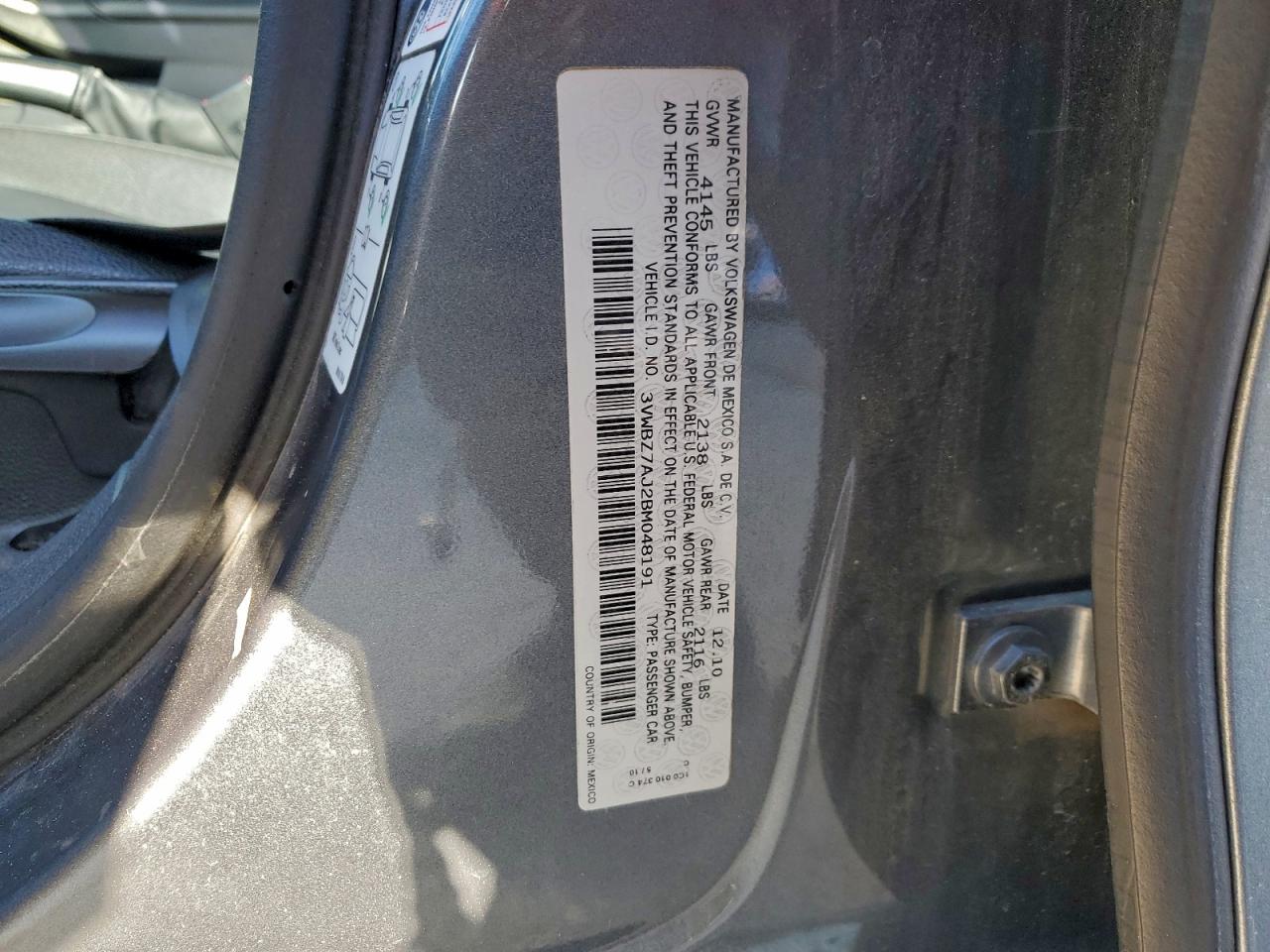 2011 VOLKSWAGEN JETTA SE photo 23