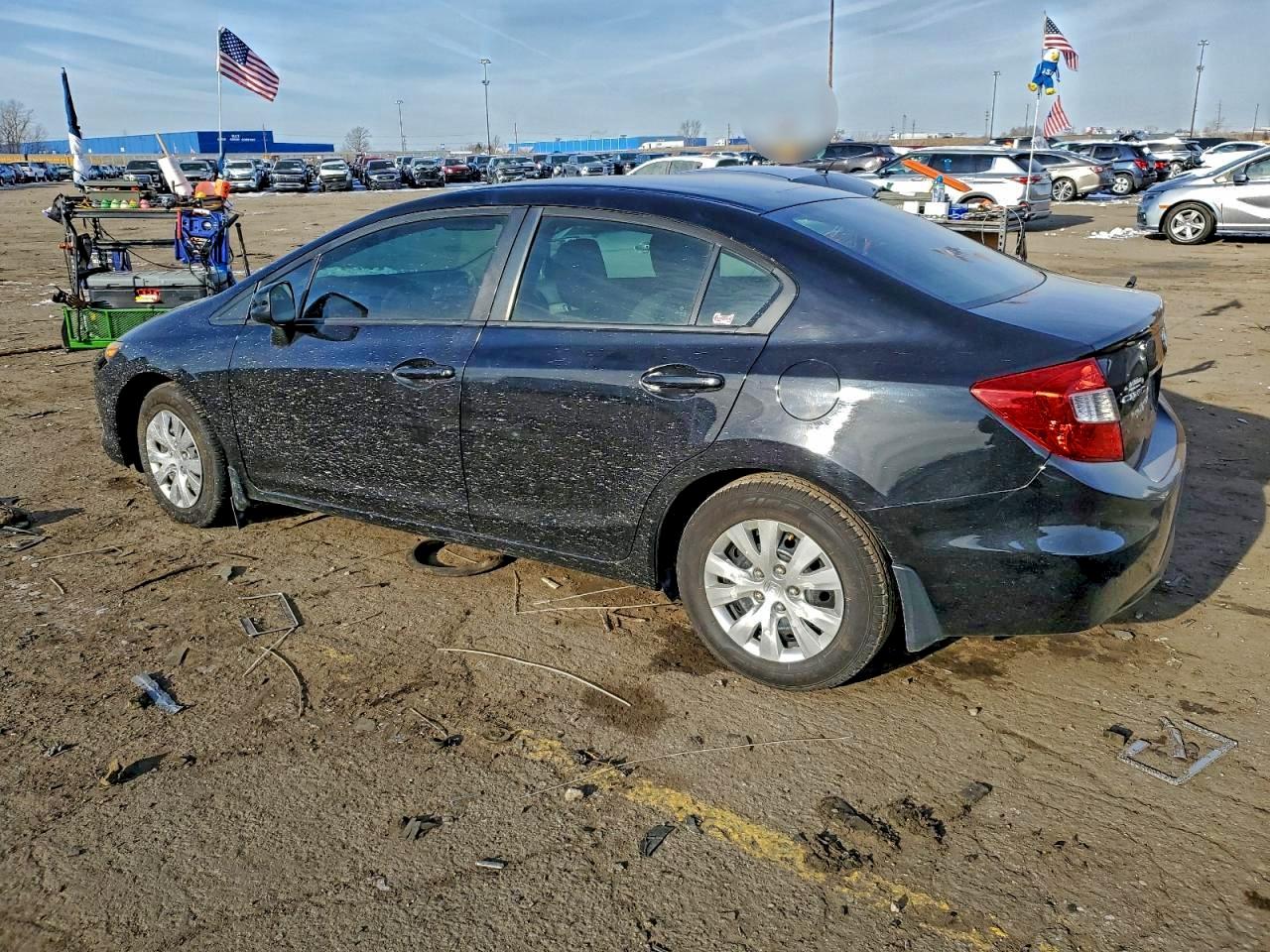 2012 HONDA CIVIC LX photo 2
