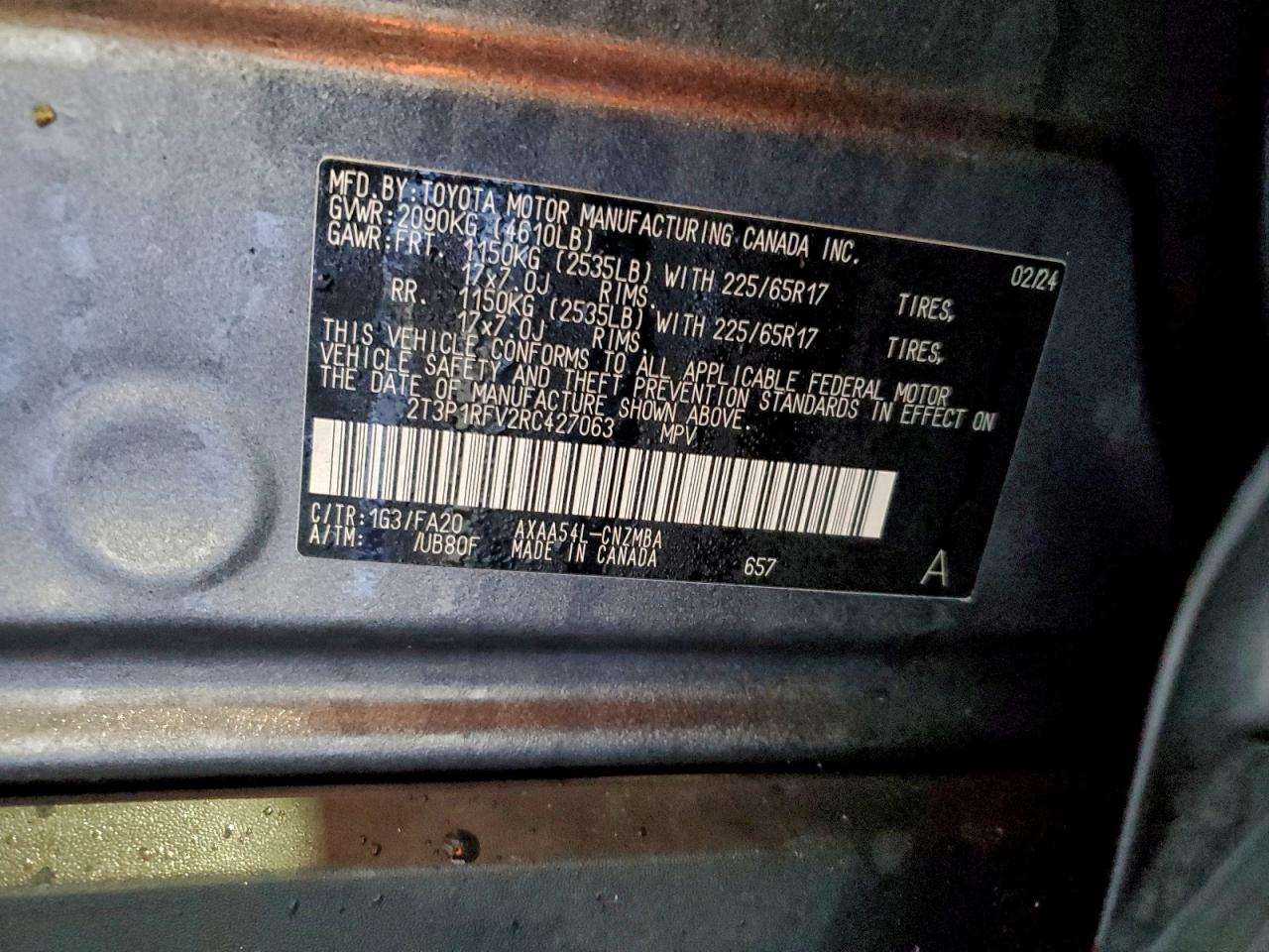 2024 TOYOTA RAV4 XLE photo 13