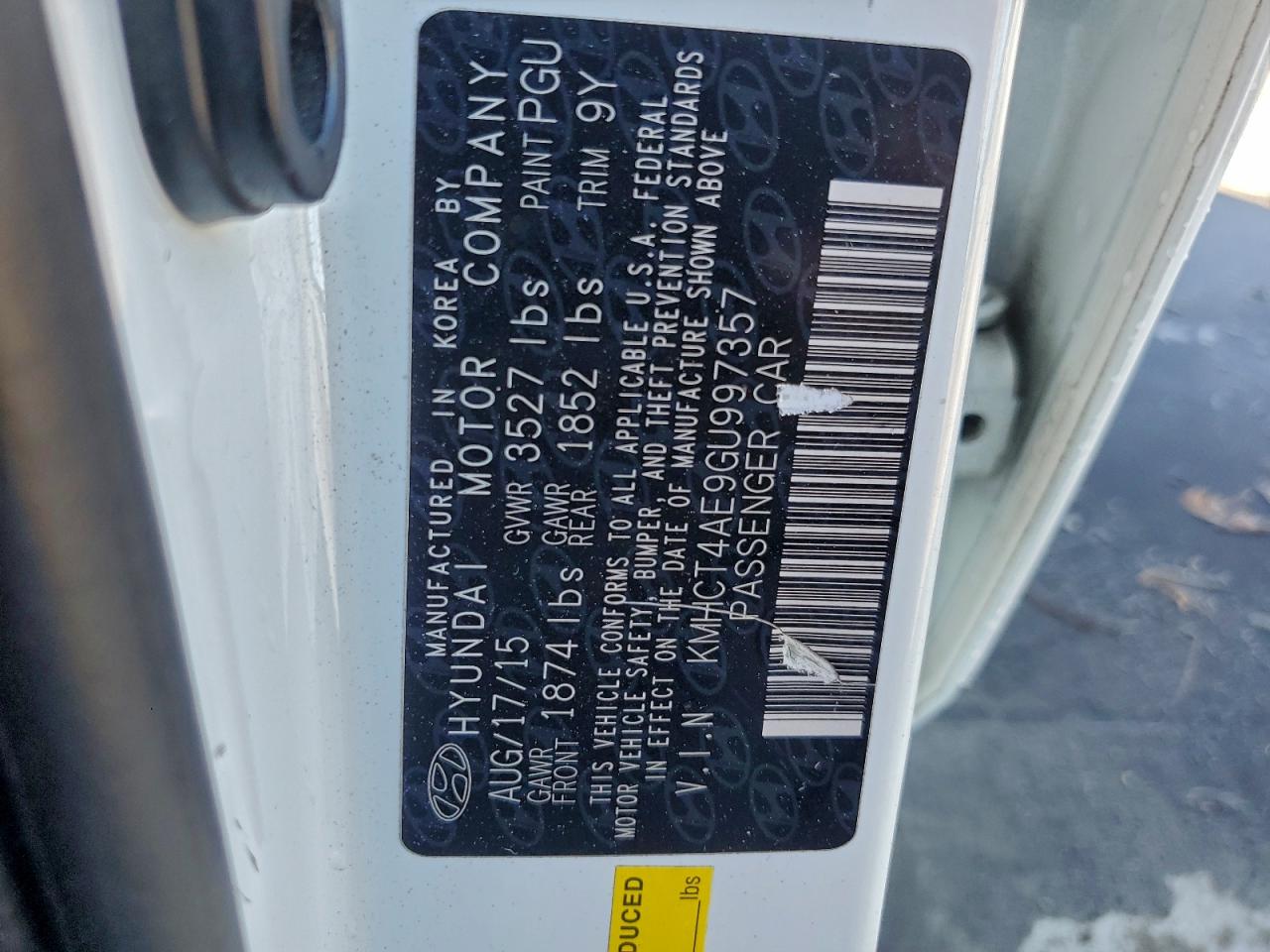 2016 HYUNDAI ACCENT SE photo 12