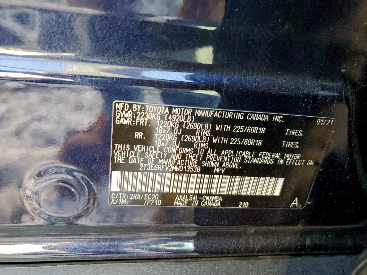 2021 TOYOTA RAV4 XSE photo 13