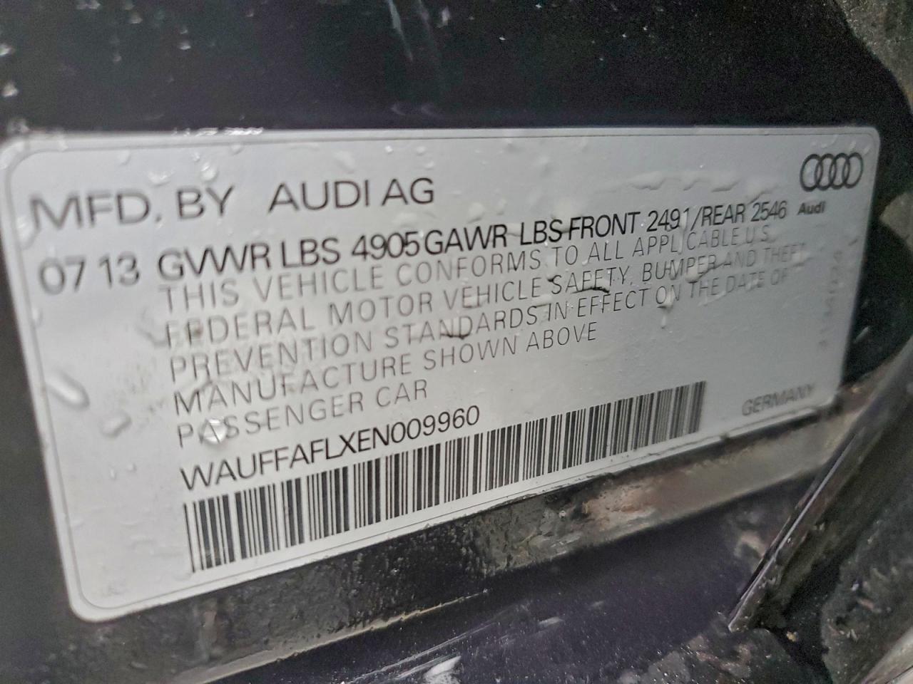 2014 AUDI A4 PREMIUM PLUS photo 13