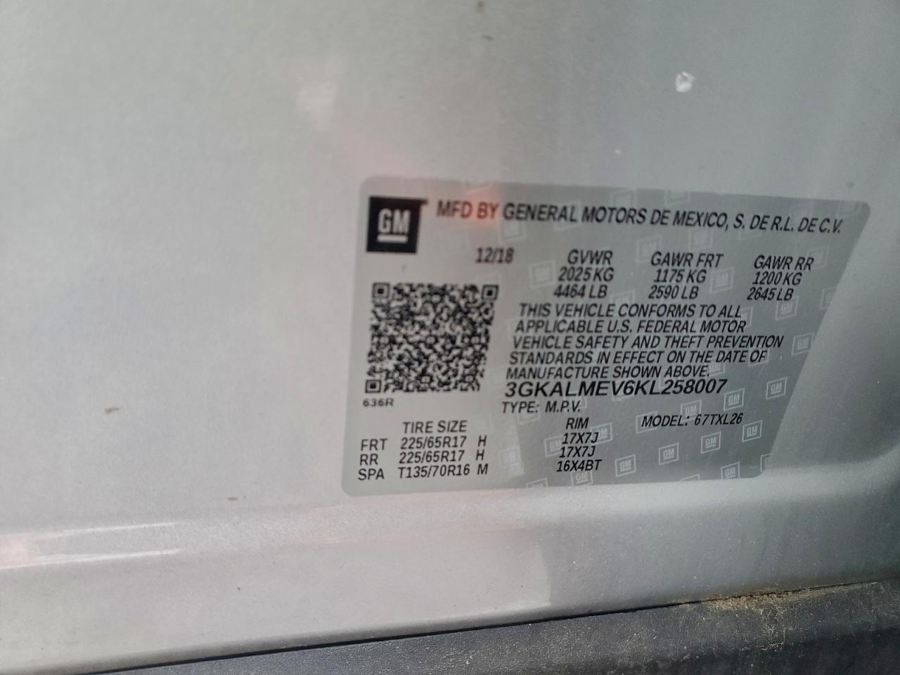 2019 GMC TERRAIN SLE photo 13