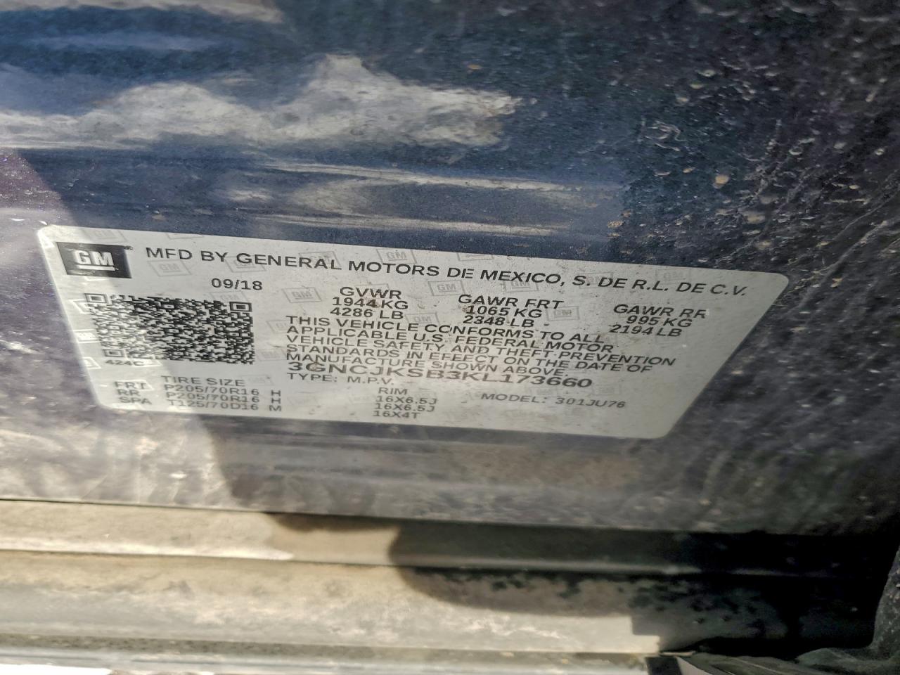 2019 CHEVROLET TRAX LS photo 13