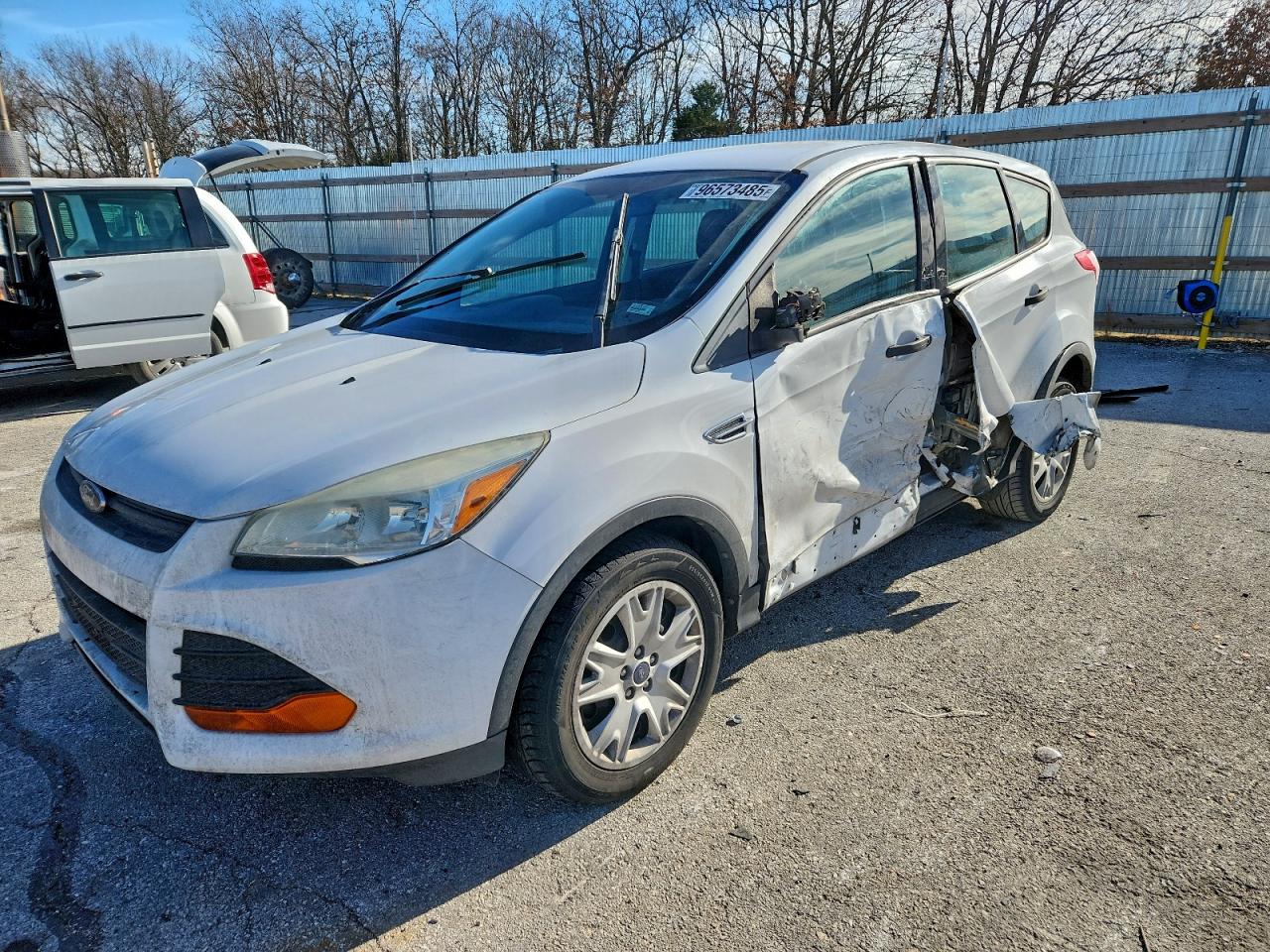 2014 FORD ESCAPE S — SIDE damage — photo 1