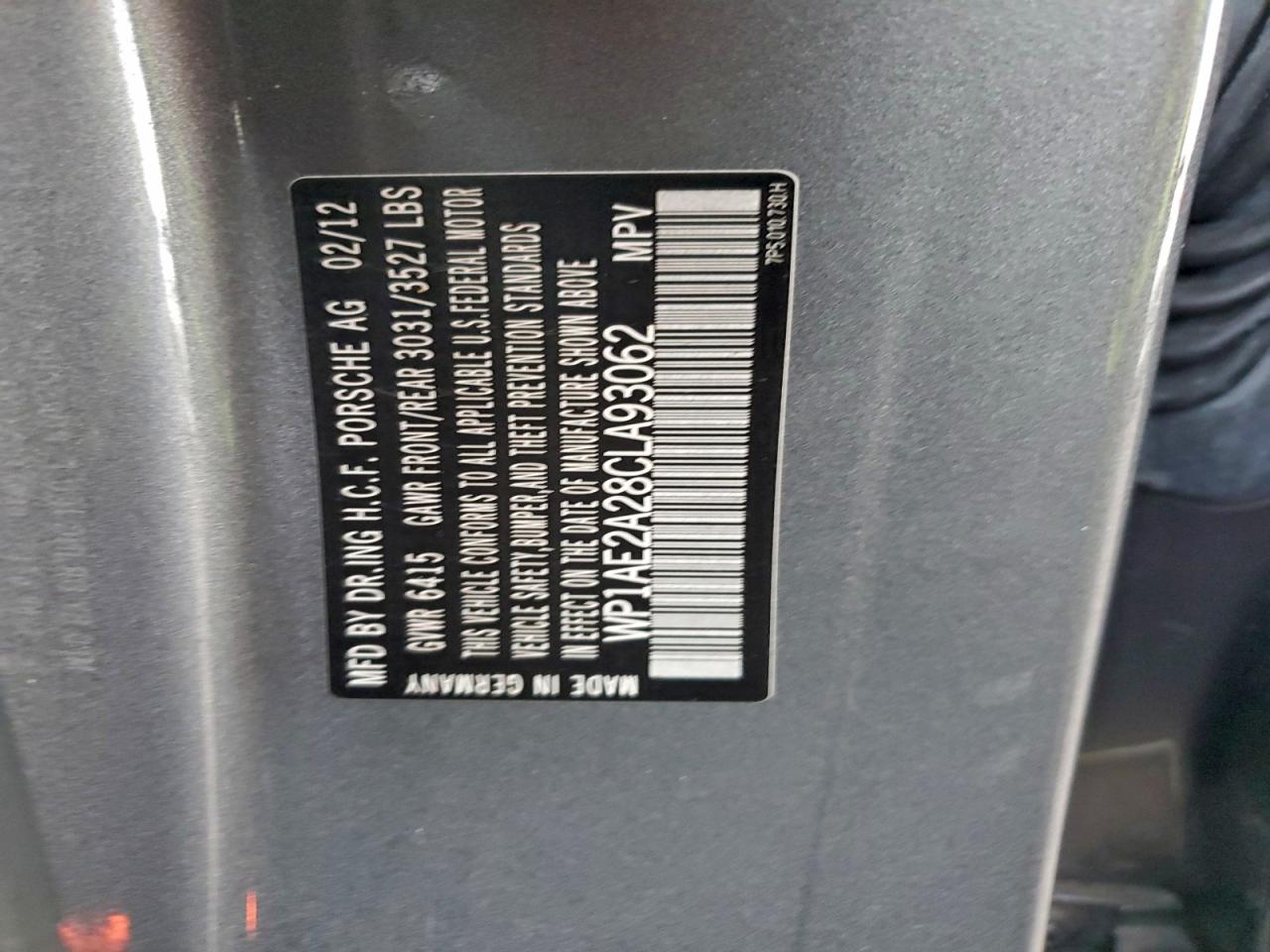 2012 PORSCHE CAYENNE S HYBRID photo 13