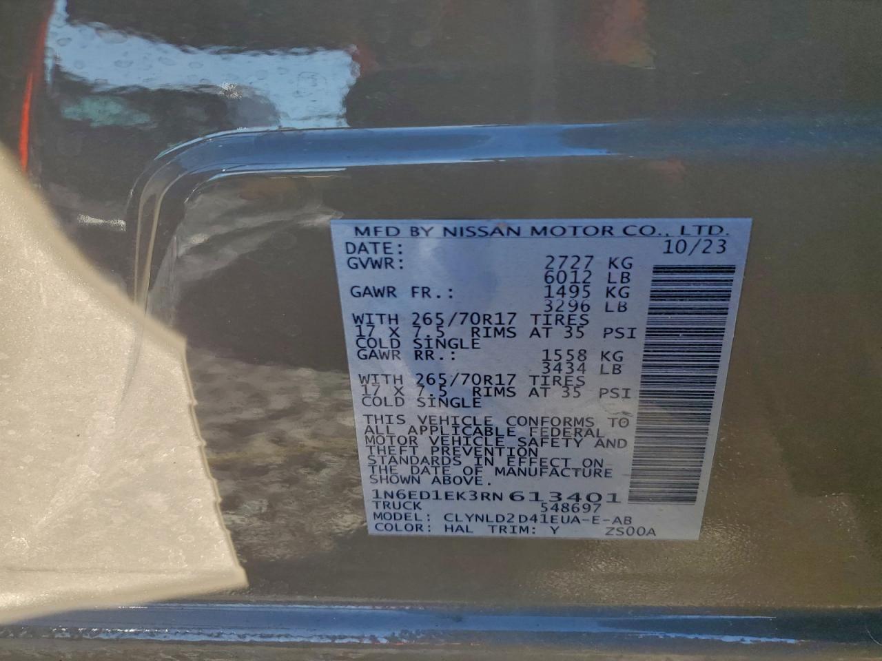 2024 NISSAN FRONTIER PRO-4X photo 13