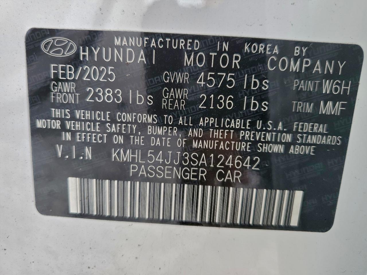 2025 HYUNDAI SONATA HYBRID photo 12