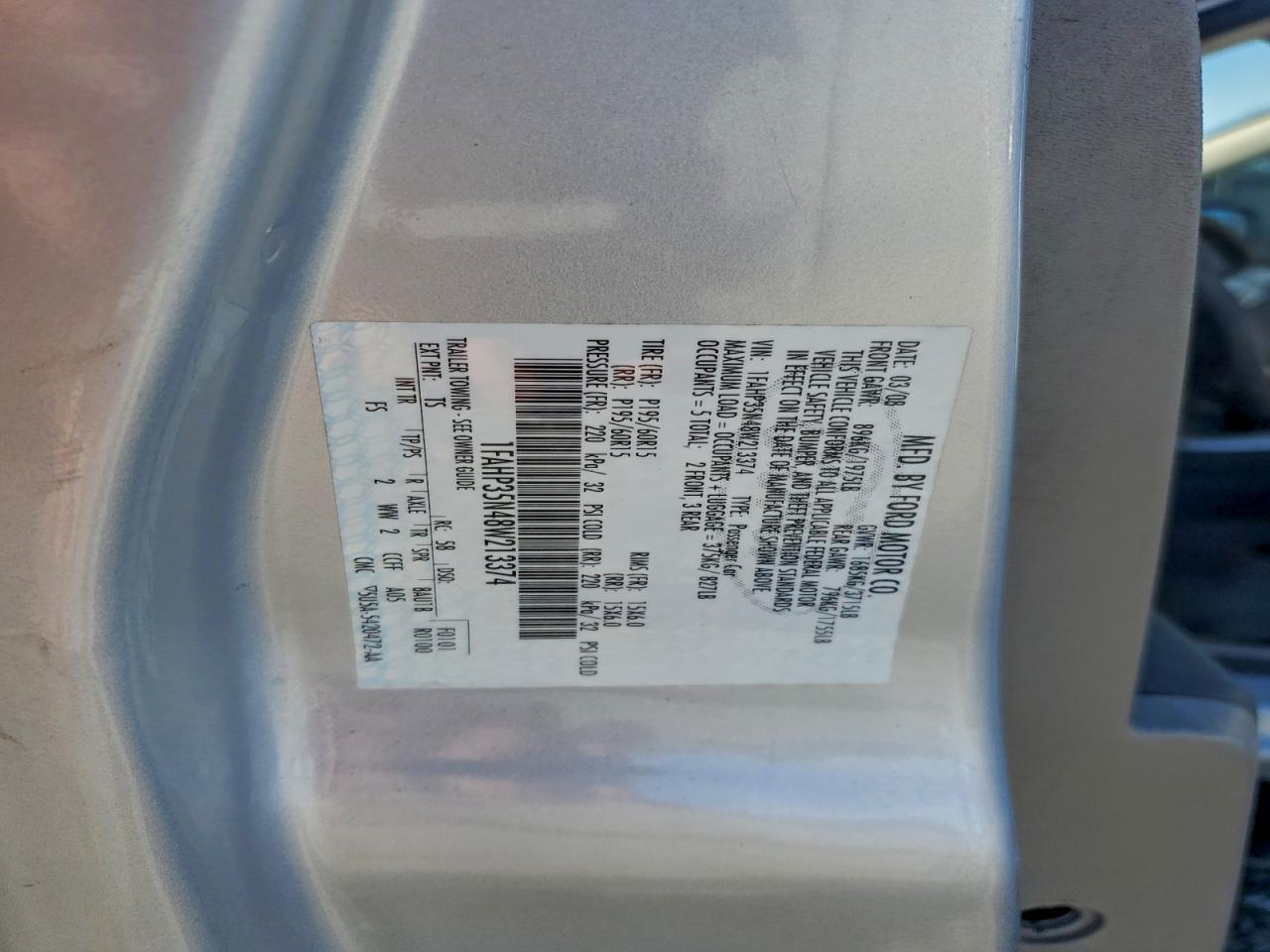 2008 FORD FOCUS SE photo 12