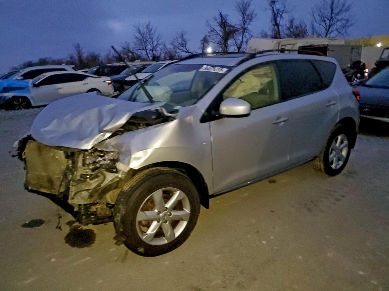 2009 NISSAN MURANO S — FRONT END damage — photo 1