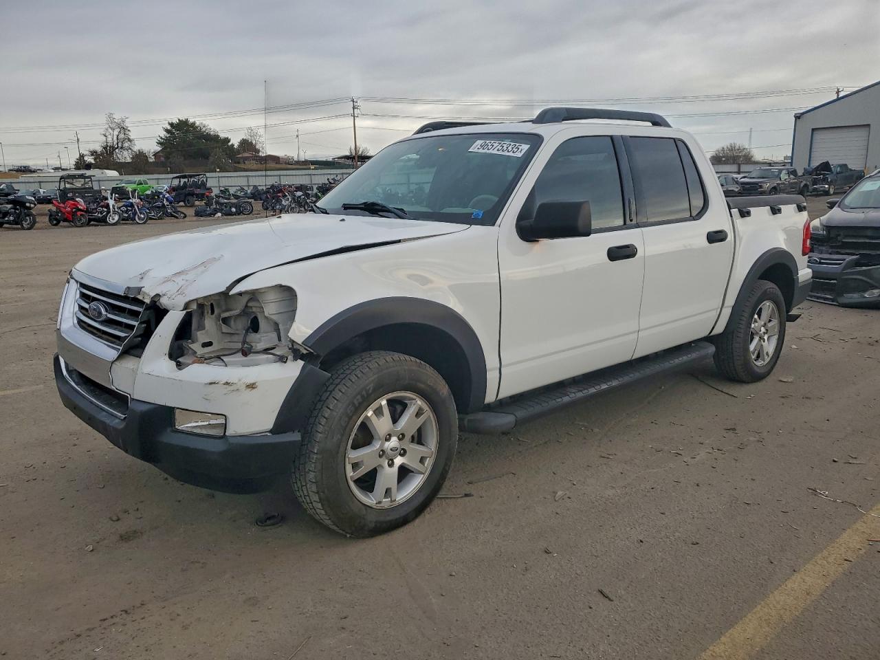 2007 FORD EXPLORER SPORT TRAC XLT — FRONT END damage — photo 1