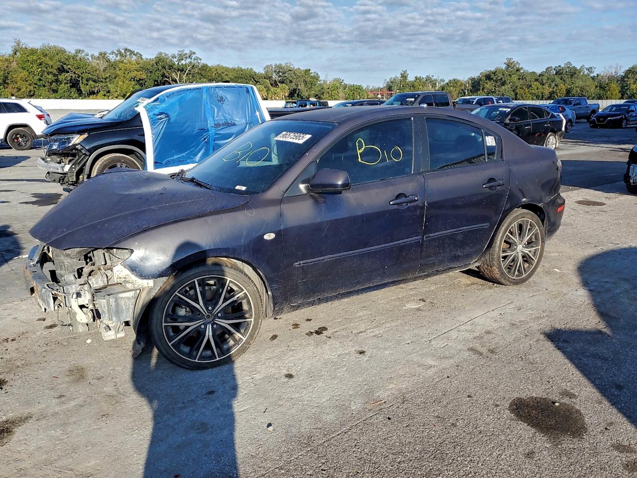 2007 MAZDA 3 I — FRONT END damage — photo 1
