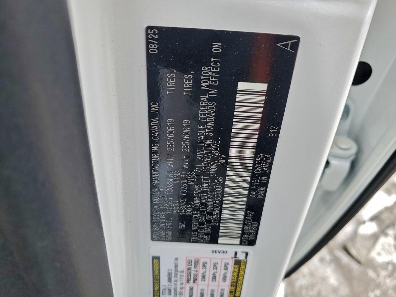 2025 LEXUS RX 350H BASE photo 12