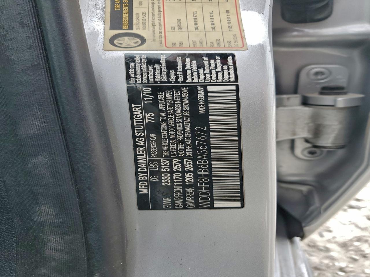 2011 MERCEDES-BENZ E 350 4MATIC photo 13
