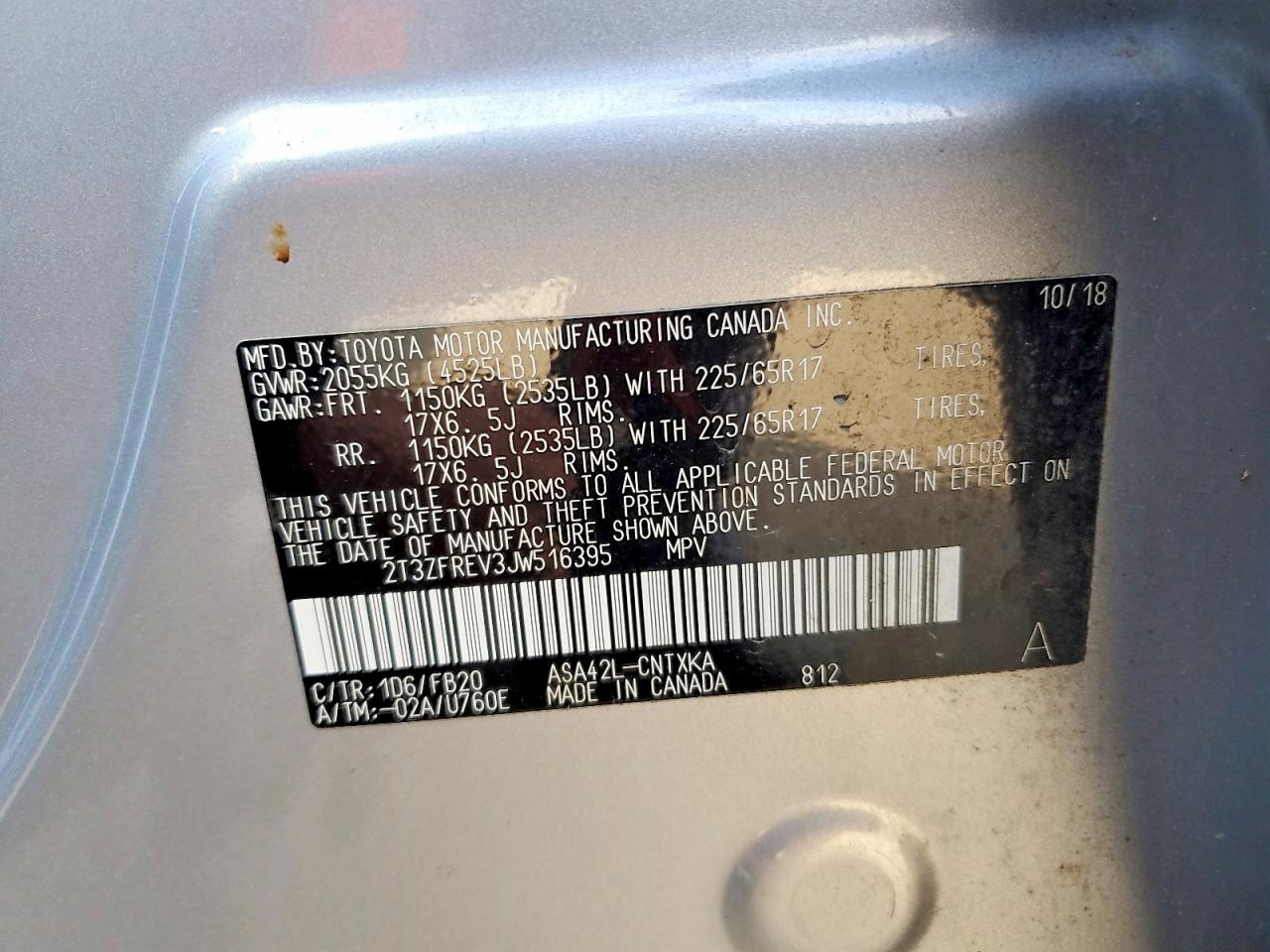 2018 TOYOTA RAV4 LE photo 14