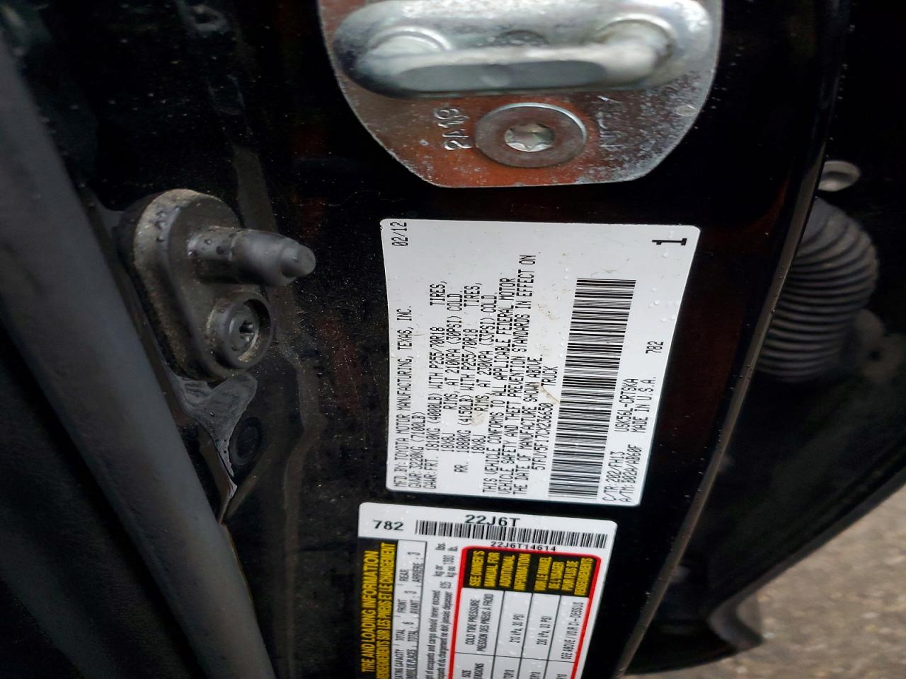 2012 TOYOTA TUNDRA DOUBLE CAB SR5 photo 12