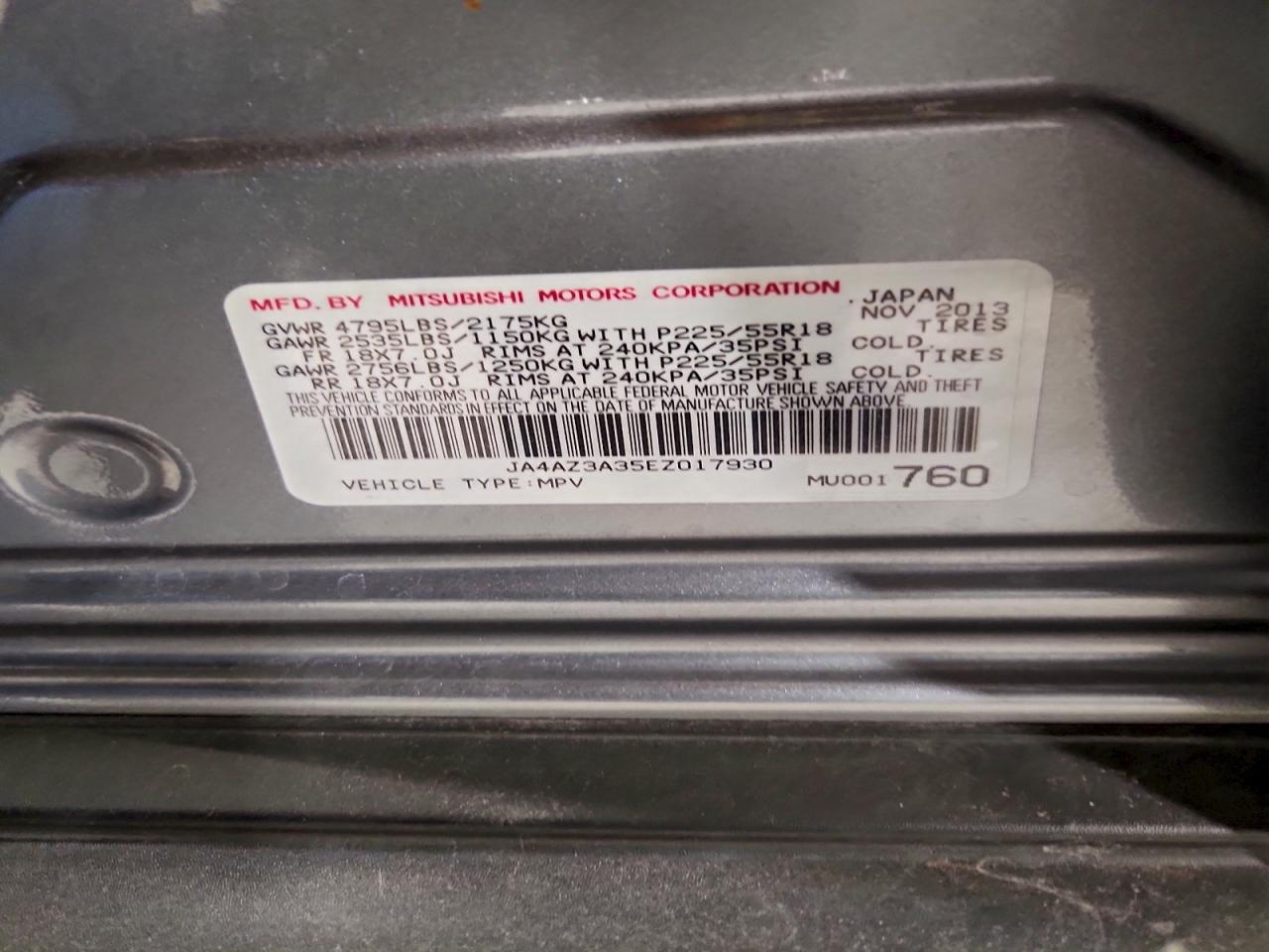 2014 MITSUBISHI OUTLANDER SE photo 14