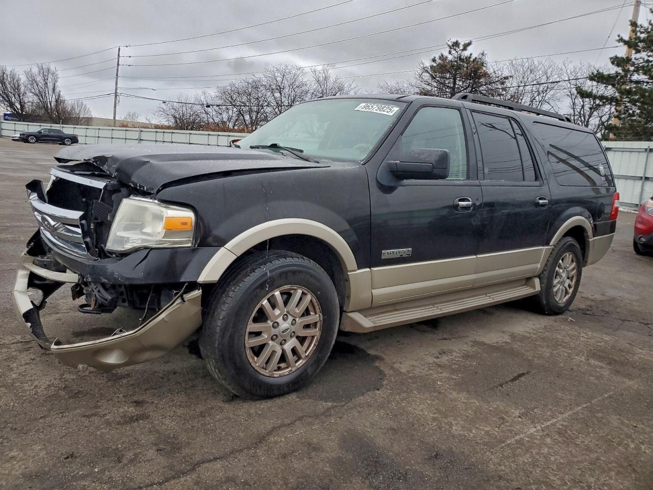 2008 FORD EXPEDITION EL EDDIE BAUER — FRONT END damage — photo 1