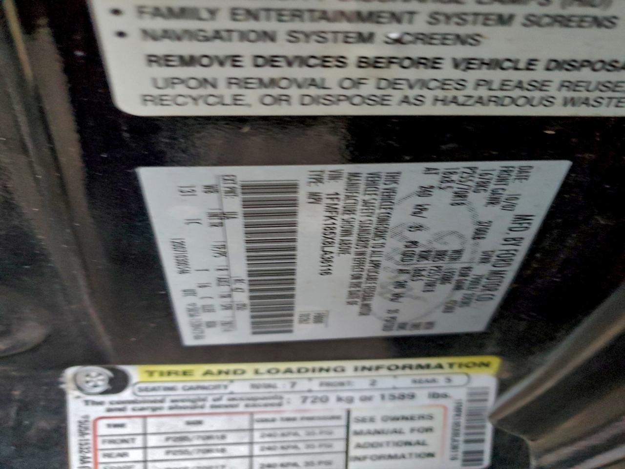 2008 FORD EXPEDITION EL EDDIE BAUER photo 13